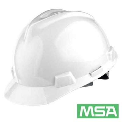 หมวกนิรภัย MSA V-GARD ปรับหมุน สีขาว
