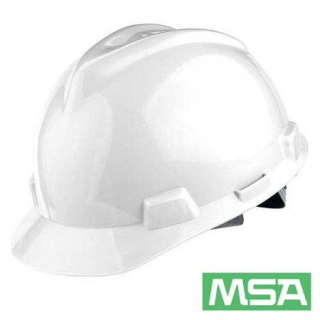 หมวกนิรภัย MSA V-GARD ปรับหมุน สีขาว